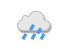 Nublado y lluvia variando a nublado y chubascos Nublado y lluvia variando a nublado y chubascos