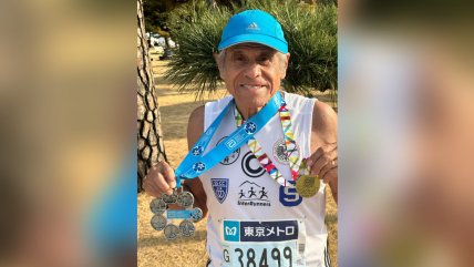   Iván Moreno cumplió la hazaña de correr las seis maratones más importantes del mundo a los 83 años 