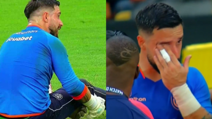   [VIDEO] Galindez se lesionó y acabó en lágrimas ad portas del Ecuador vs. Brasil 