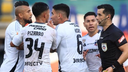   Véjar explicó la roja a Arturo Vidal en el duelo con Audax Italiano 