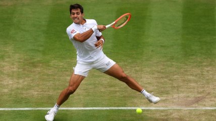   Cristian Garin mostró solidez para meterse en la ronda final de la qualy en Wimbledon 