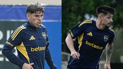   Carlos Palacios y Williams Alarcón recibieron duras críticas por su opaco semestre en Boca 