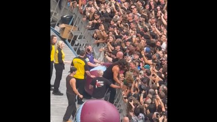 Jason Momoa se desató en la despedida de Black Sabbath Jason Momoa se desató en la despedida de Black Sabbath