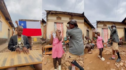 Niños de Uganda se lucen recreando canciones de cueca en la previa de Fiestas Patrias Niños de Uganda se lucen recreando canciones de cueca en la previa de Fiestas Patrias